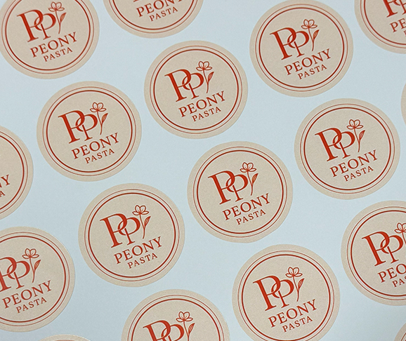 Circle die cut example