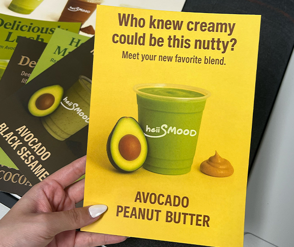 Haii Smood avocado product cards