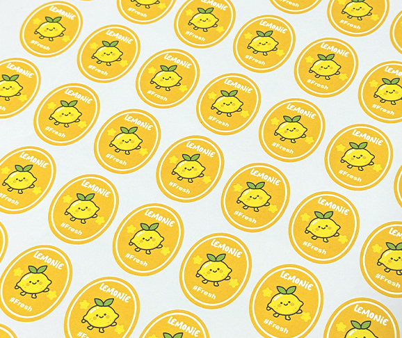 Lemonie fresh lemon stickers