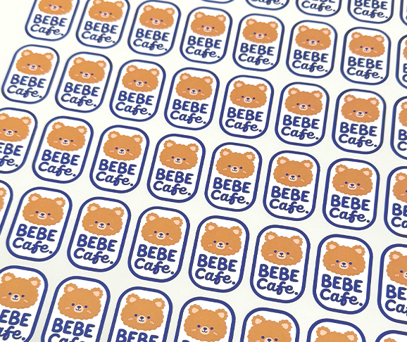 Bebe Cafe bear stickers